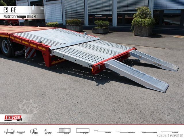 Working platform semitrailer ES-GE 3-Achs Megatrailer, hydr. Heckabsenkung