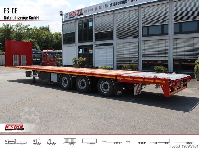 Working platform semitrailer ES-GE 3-Achs Megatrailer, hydr. Heckabsenkung