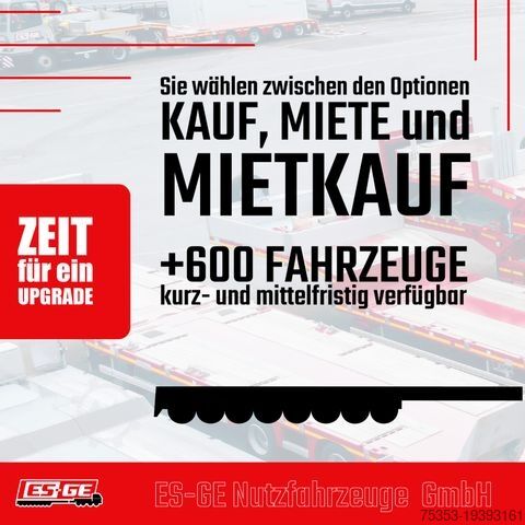Working platform semitrailer ES-GE 3-Achs Megatrailer, hydr. Heckabsenkung