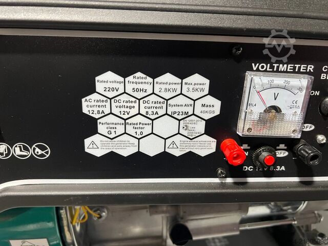 Petrol generator 3.5 kW  