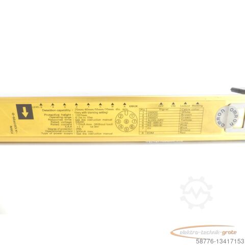 Component Omron F3SN-A1207P25-D Lichtvorhang - Empfänger SN:D0402Z01A
