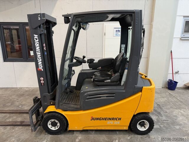 Elektro 4 Rad-Stapler Jungheinrich EFG 316 / 4359 Std.