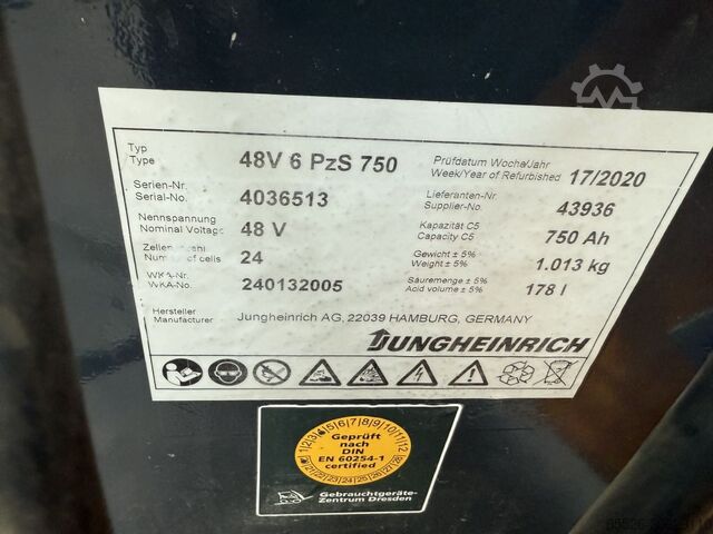 Elektro 4 Rad-Stapler Jungheinrich EFG 316 / 4359 Std.