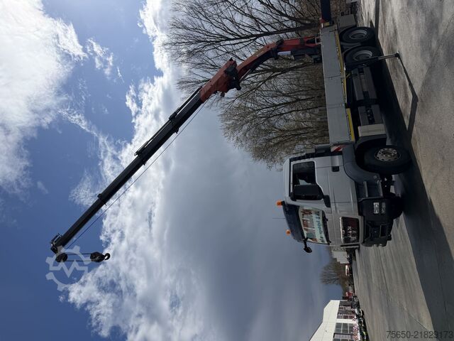 Flatbed truck MAN Truck & Bus TGA08  TGS 26.440 6 x 4 BL mit Kran PK53002