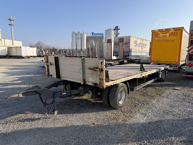 Open trailer Meusburger MPJ-2  2 Achs Pritschenanhänger