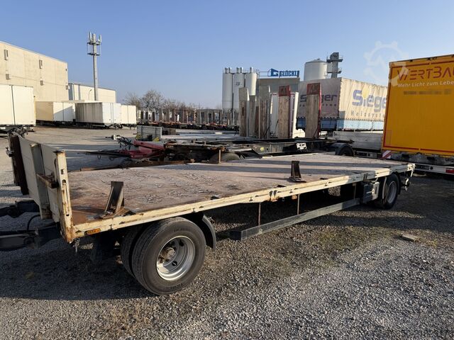 Open trailer Meusburger MPJ-2  2 Achs Pritschenanhänger