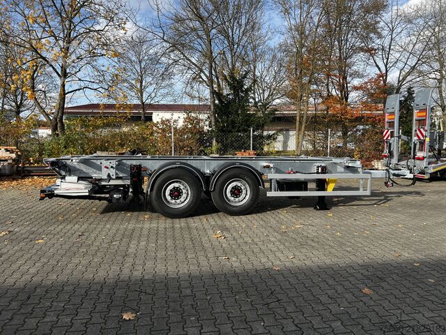 Anhänger-Wechselfahrgestell Möslein BDF  Tandem- BDF- Wechselanhänger - Ladebordwand
