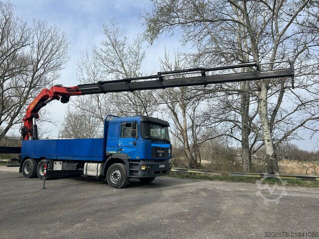 Truck mounted crane MAN 33464 Palfinger PK 66000 E crane kran
