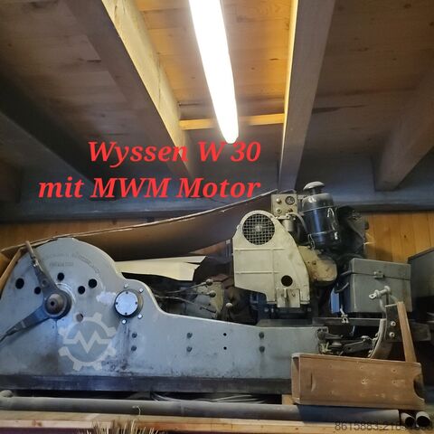 Vibrating screen, Wyssen, conveyor belts Sieb, Wyssen, Moser, Förderbänder, MWM diverse