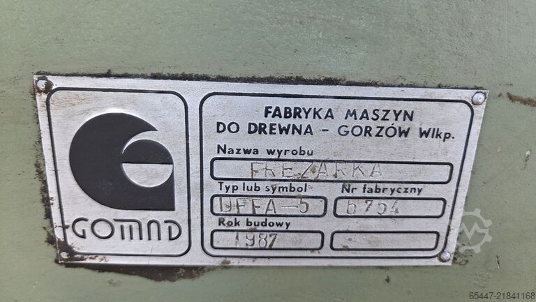 Gomad DFDA-5 spindle moulder GOMAD dfda5
