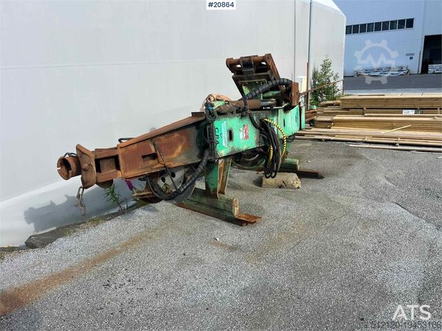 Construction equipment Montabert CPA500 derrick w/ hc 150 hammer