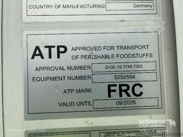 Reefer semitrailer Schmitz Cargobull Tiefkühler Standard Doppelstock