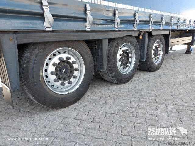 Open semitrailer with tarp Schmitz Cargobull Curtainsider Mega