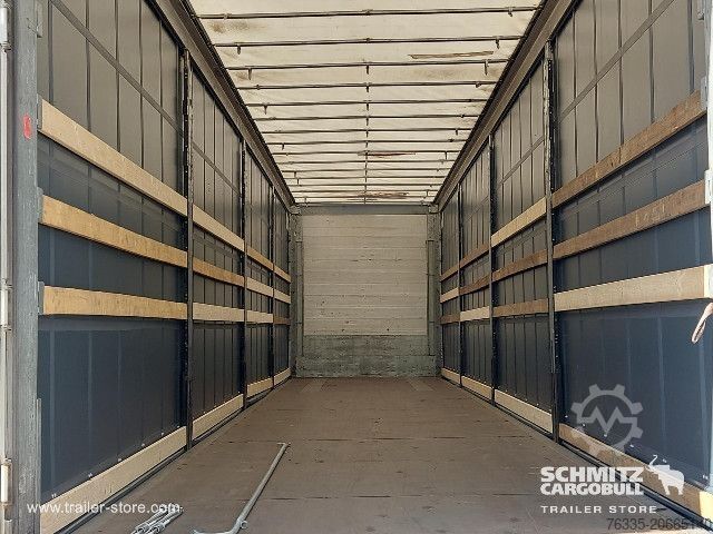 Open semitrailer with tarp Schmitz Cargobull Curtainsider Mega