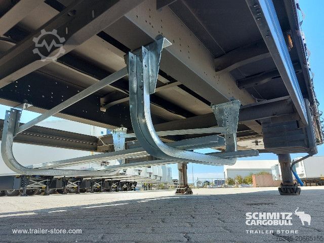 Open semitrailer with tarp Schmitz Cargobull Curtainsider Mega