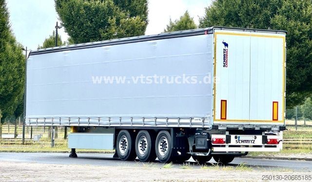 Open semitrailer with tarp SCHMITZ CARGOBULL SCB S3 Lift Achse Edscha Hubdach