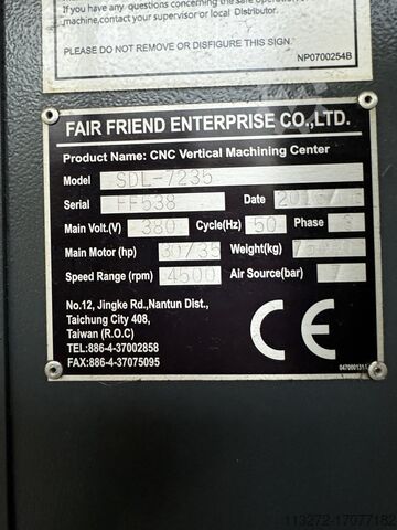 Bearbeitungszentrum Sanco SDL-7235