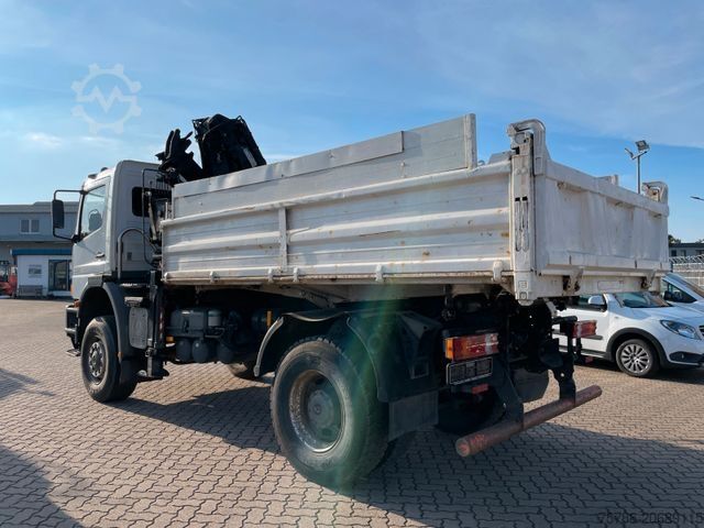 Tipper truck MERCEDES-BENZ Atego 1828 BB 4x4/ DPF/ AC/ Meiller/ Atlas 105.1