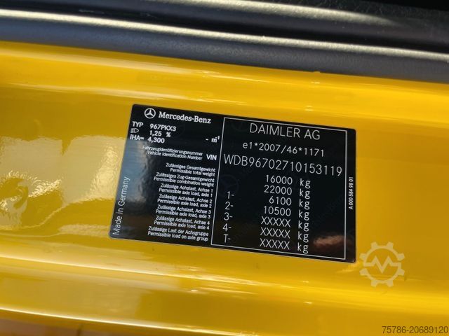 Autokran MERCEDES-BENZ Atego 1522 L / AC/ Atlas AK 88.3 + Funk+5/6 Kr.