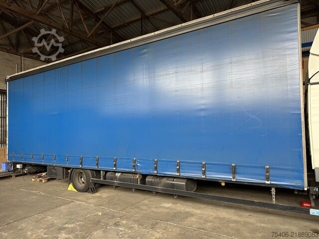 Flatbed truck with tarp man TGL 12.250 Pritsche 4x2 BL, Motorschaden