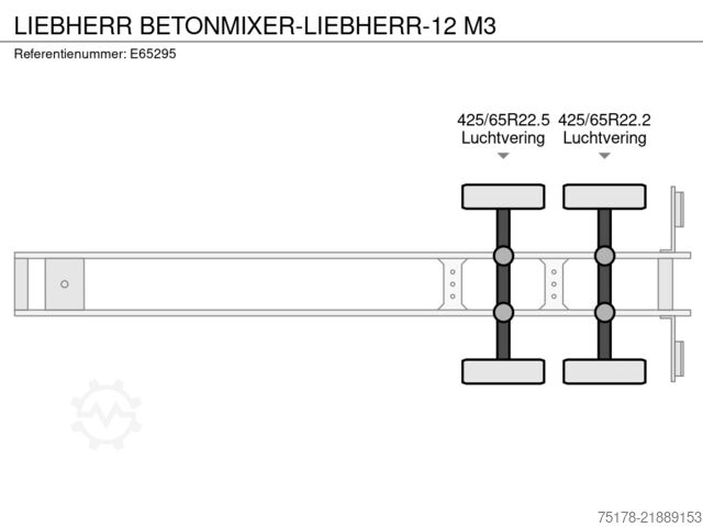 Mixer LIEBHERR BETONMIXER-LIEBHERR-12 M3