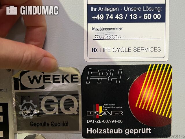 CNC-Bearbeitungszentrum Weeke Optimat BP 145