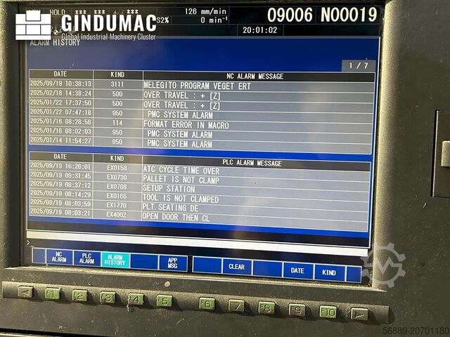 Horizontal-Bearbeitungszentrum MORI SEIKI NH 4000 DCG