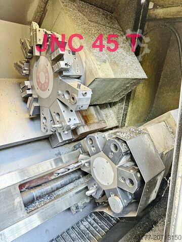 CNC lathe automatic turning machine with bar feeder Miyano Citizen ( kein Traub Okuma DMG ) BNC 34-S Gegenspindel + JNC 45-T 2. Rev