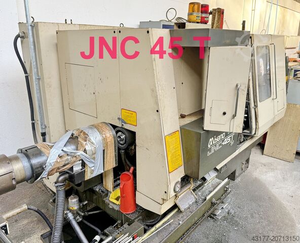 CNC lathe automatic turning machine with bar feeder Miyano Citizen ( kein Traub Okuma DMG ) BNC 34-S Gegenspindel + JNC 45-T 2. Rev