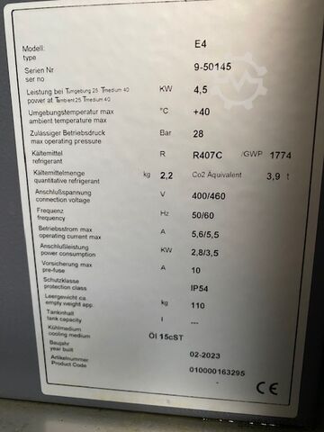 Industrial cooler Deltatherm 