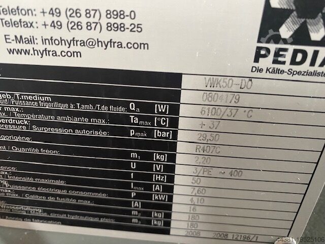 Industrial cooler Deltatherm