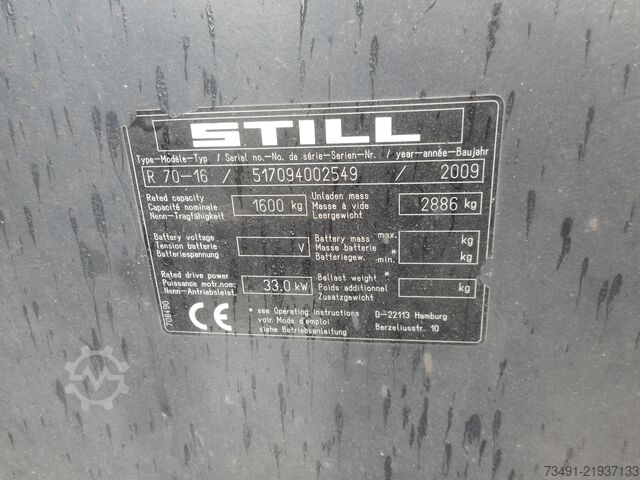 Gabelstapler STILL R70-16 -Triplex