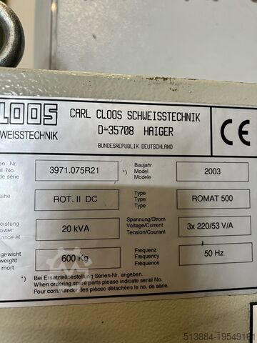 Handling Robot Cloos Romat 500(ZX130S)