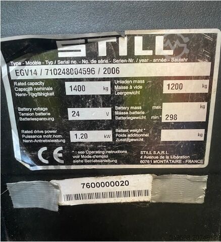 Handstapler STILL EGV14