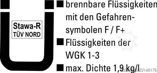 Auffangwanne 241l L2400xB800xH250mm - 1 ST  