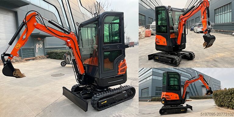 Minibagger 1,6 t - Klasse Tec Point GmbH - Motor Kubota D902 SE18 Vollkabine - Klimaanlage + Heizung
