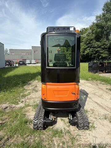 Mini excavator with full cab & heating Tec Point - 1,8t Klasse Minibagger NEU! Schnellwechsler und 3 Schaufeln im Set