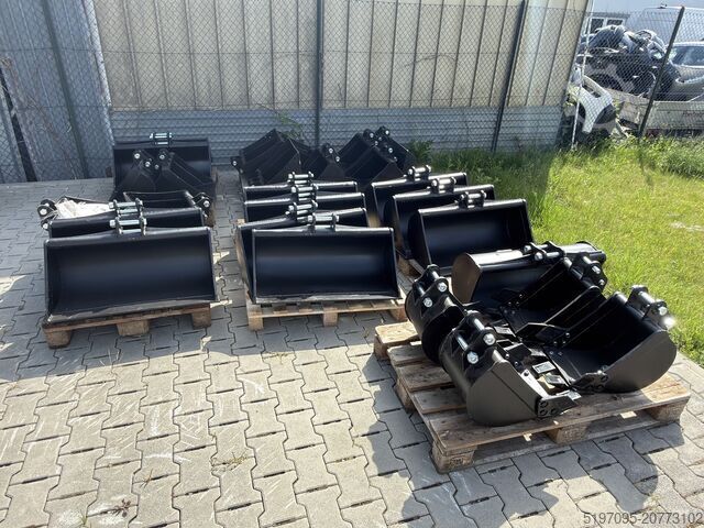 Mini excavator with full cab & heating Tec Point - 1,8t Klasse Minibagger NEU! Schnellwechsler und 3 Schaufeln im Set