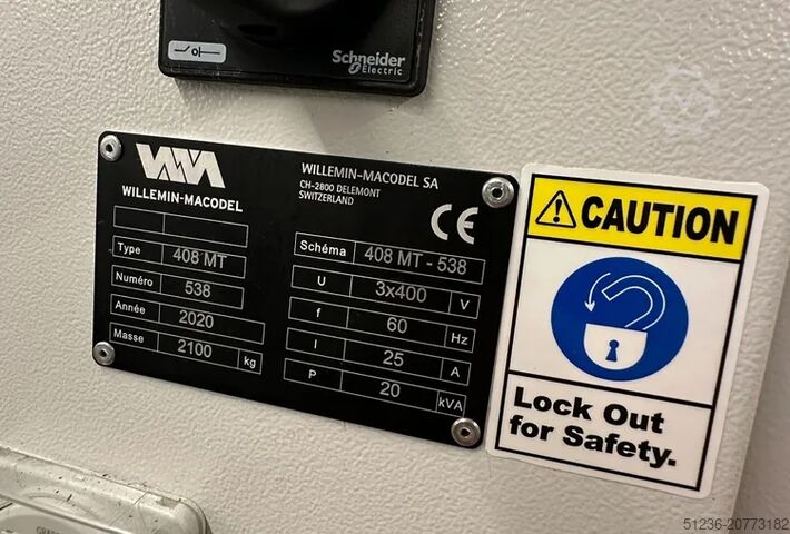 Vertikales Bearbeitungszentrum Willemin Macodel 408MT