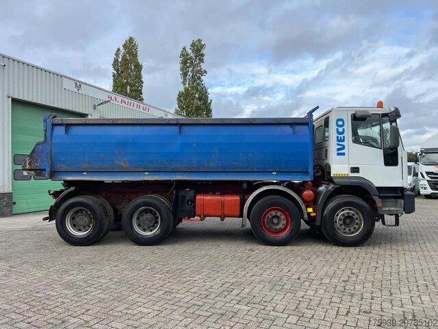 3-Seiten-Kipper Iveco Eurotrakker 340E37 8x4, Manual injection, STEE...