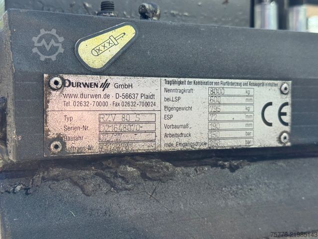 Front loader forklift STILL RX 70-80  Diesel /Hybrid  Orig. 792 h  8ton