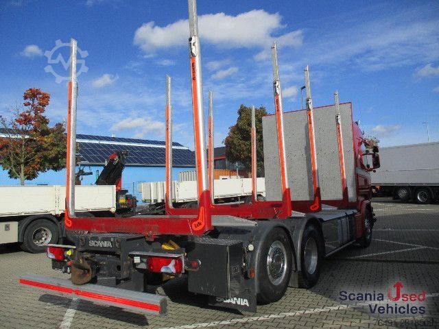 Holztransporter LKW Scania R 450 LB6x2*4HNB Kompl Zug