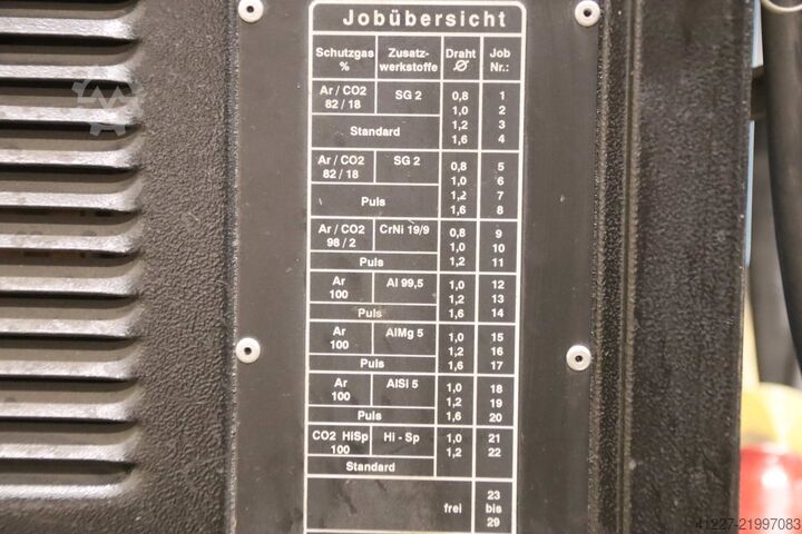 MIG/MAG welding machine 500 A pulse EWM MIG 500 HIGH-SPEED