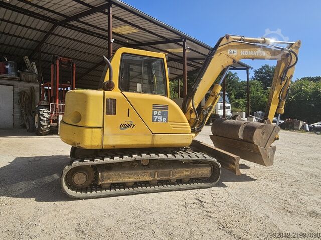 Mini excavator KOMATSU PC 75 R