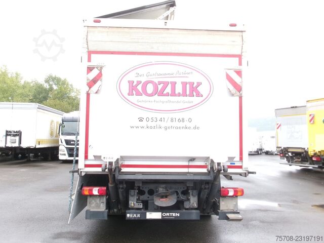 Beverage truck MERCEDES-BENZ 2530 L Antos*7,4m Schwenkwand*NLA*2 to LBW*AHK
