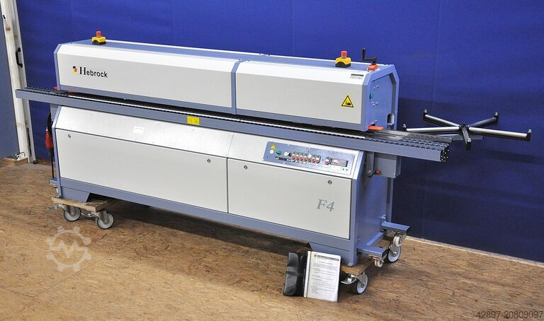Kantenanleimmaschine mit Fuegen Hebrock F4