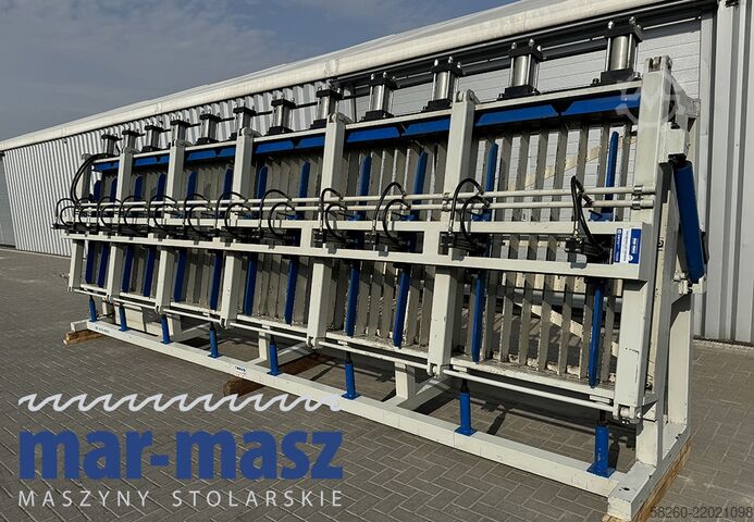 Hydraulic assembly press for gluing COMPOSER BHT 1-6200 12 siłowników
