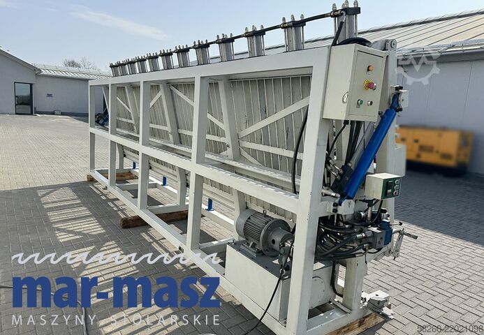 Hydraulic assembly press for gluing COMPOSER BHT 1-6200 12 siłowników