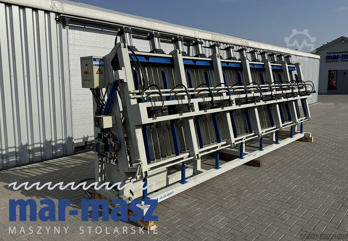 Hydraulic assembly press for gluing COMPOSER BHT 1-6200 12 siłowników