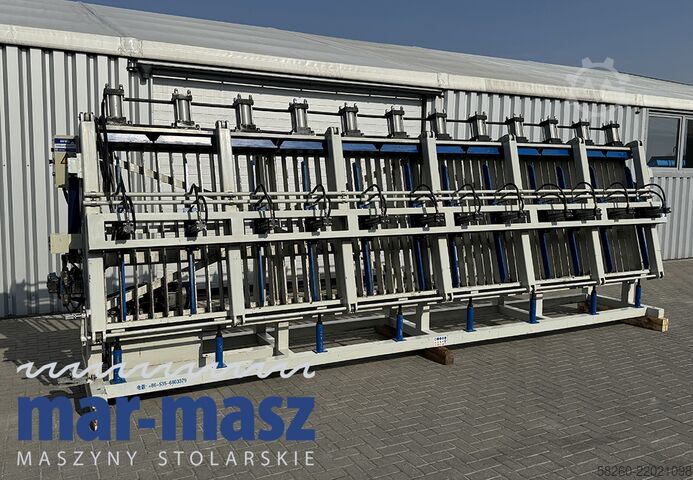 Hydraulic assembly press for gluing COMPOSER BHT 1-6200 12 siłowników